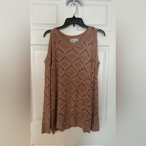 Knox Rose Women's Brown Crochet